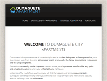 Tablet Screenshot of apartmentsdumaguete.com